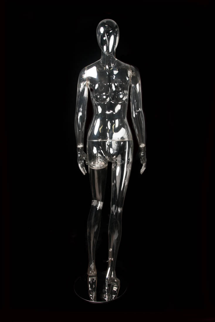 Clear Female Egghead Mannequin #3