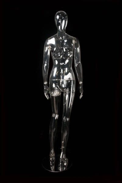 Clear Female Egghead Mannequin #3