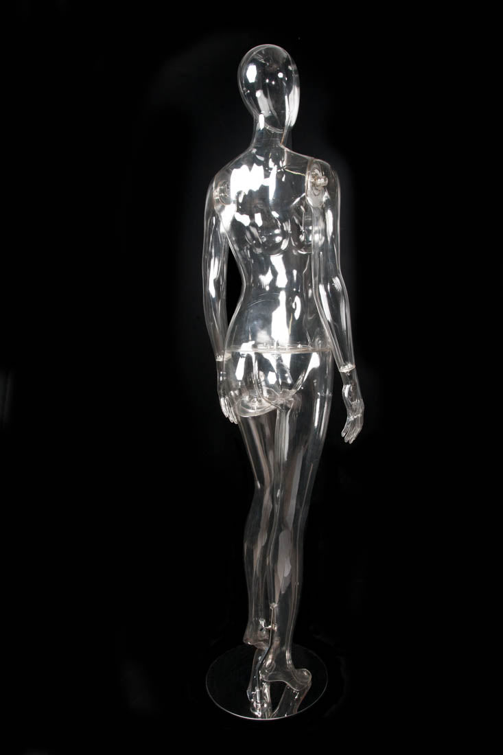 Clear Female Egghead Mannequin #3