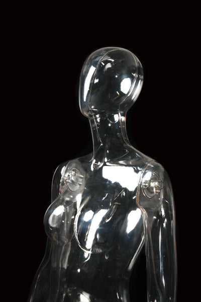 Clear Female Egghead Mannequin #3
