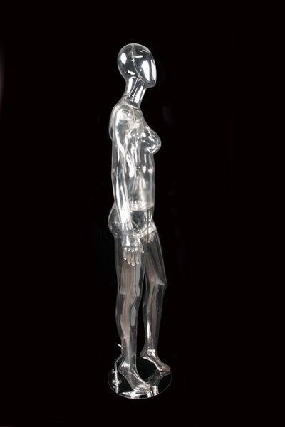 Clear Female Egghead Mannequin #3