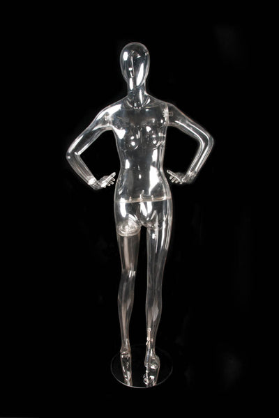 Clear Female Egghead Mannequin #2
