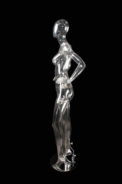 Clear Female Egghead Mannequin #2