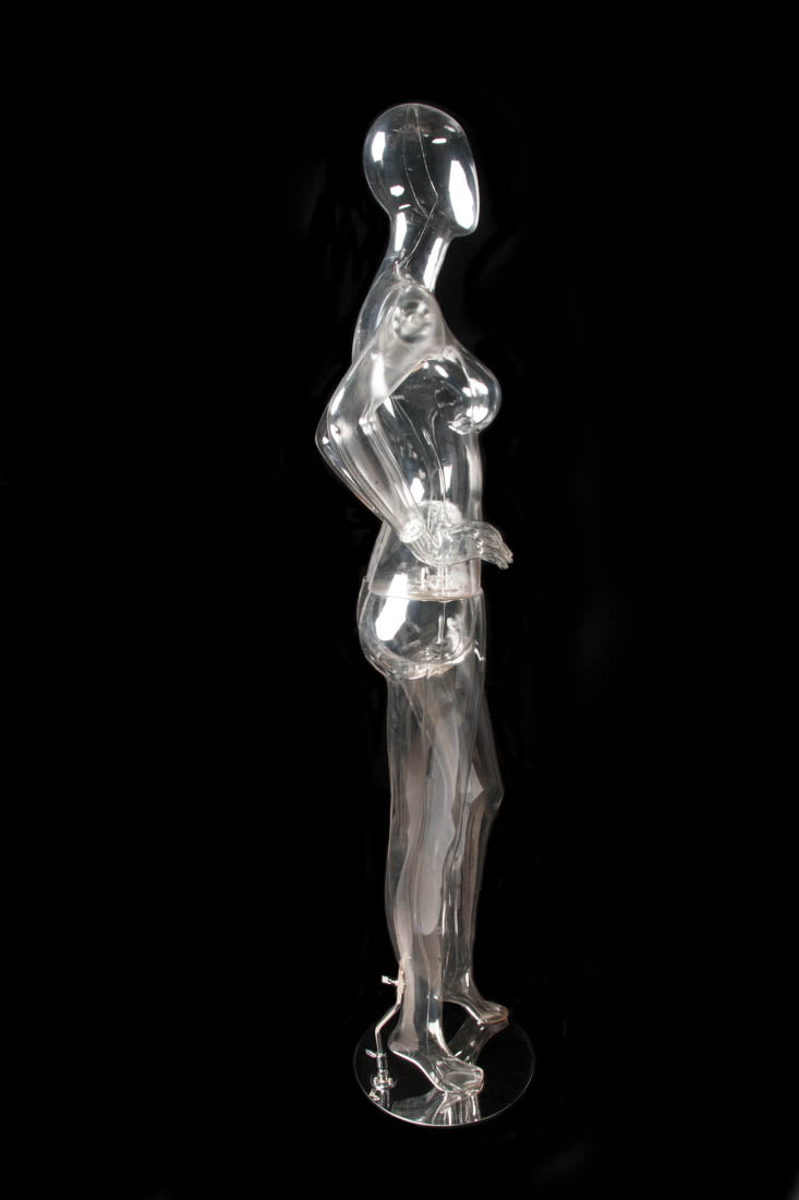 Clear Female Egghead Mannequin #2