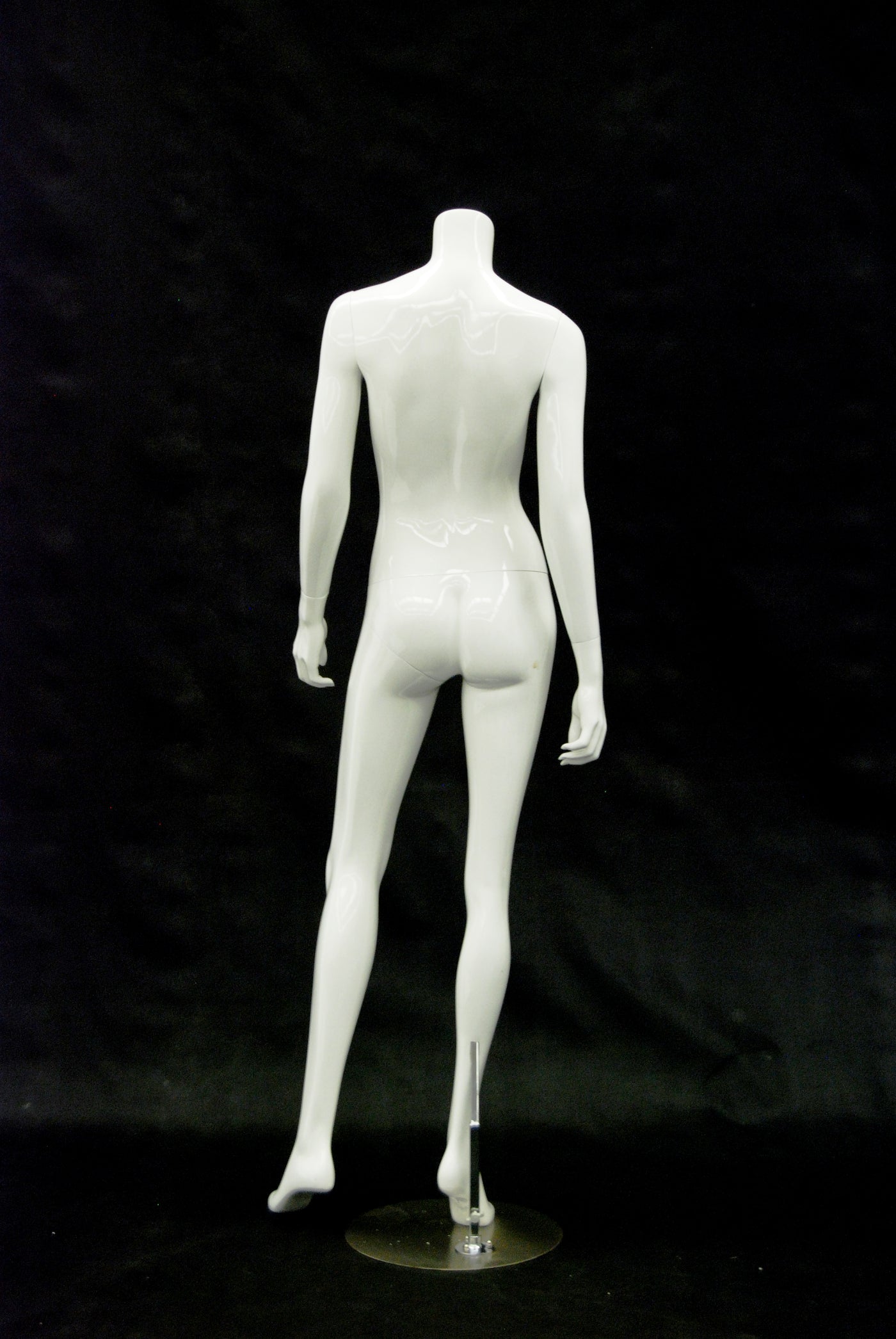 Frances 2: Headless Female Mannequin: Glossy White