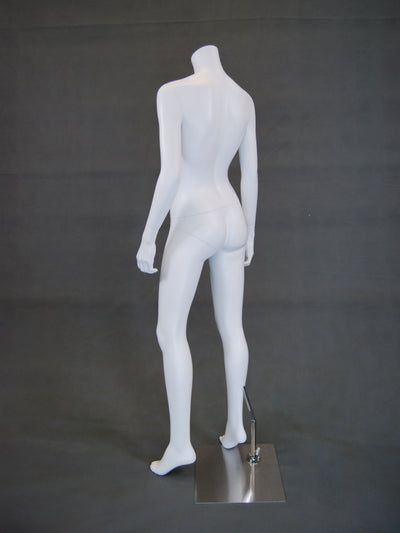 Franny 2: Headless Female Mannequin: Matte White