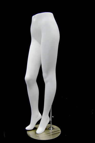 Female Pant Leg Form: Semi-Matte Black or Matte White