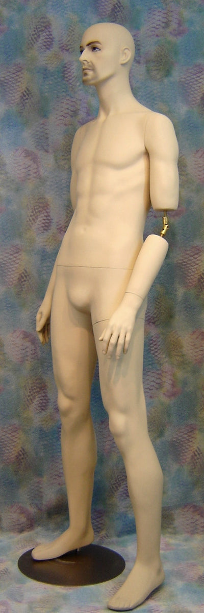 Ashton - Rugged Male Mannequin with Bendable Arms