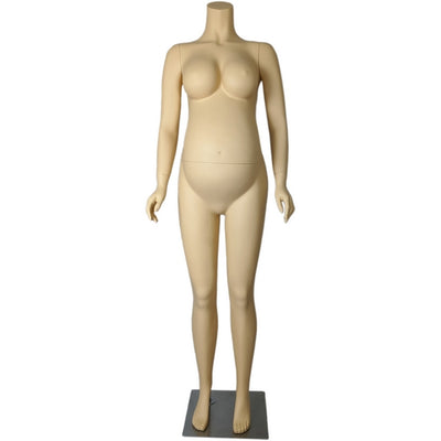 Full Size Headless Pregnant Female Mannequin