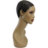Tosha: African-American Female Head with Soft V-Neck & Partial Shoulder