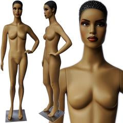 Harriet: African American Female Mannequin with Molded Hair