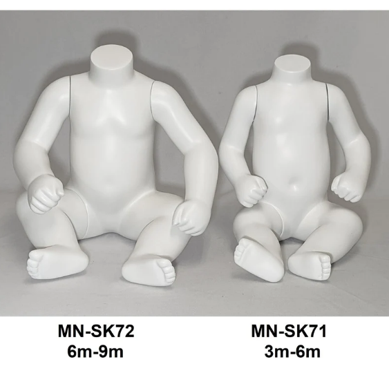 Nearly New Baby Mannequin 6m-9m
