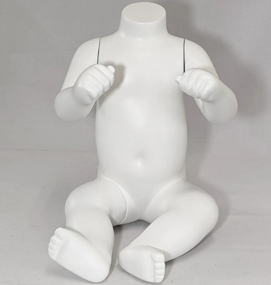 Nearly New Baby Mannequin 6m-9m