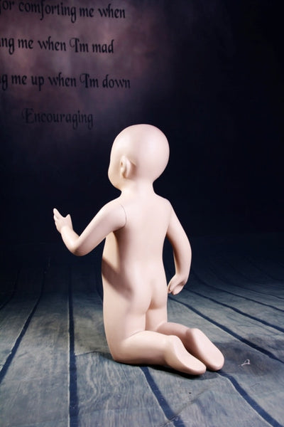 Cookie: Infant Mannequin in a Kneeling Pose