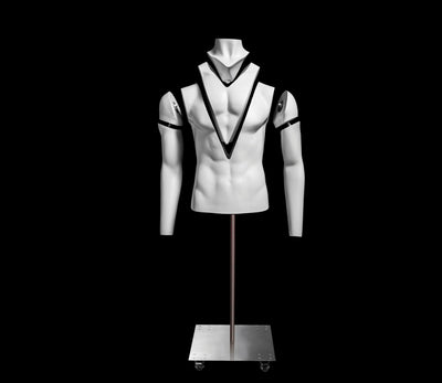 Ghost Male  1/2 Mannequin Torso