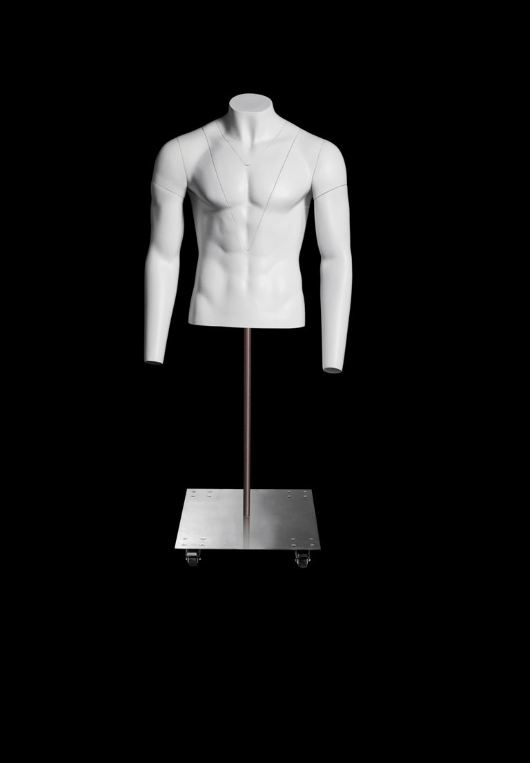 Ghost Male  1/2 Mannequin Torso