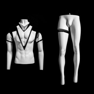 Male "Ghost" Mannequin: V-Neck