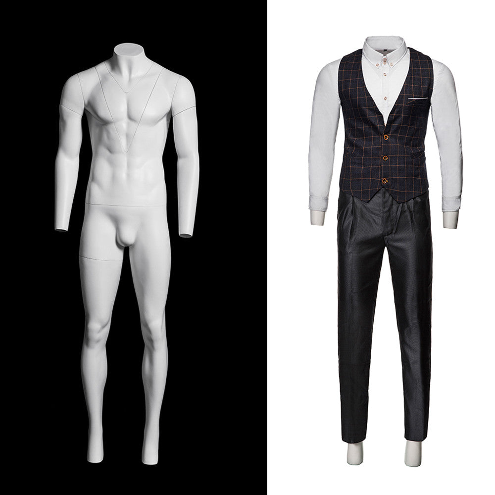 Male "Ghost" Mannequin: V-Neck