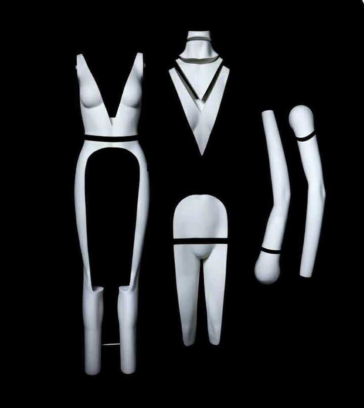 Female Ghost Mannequin: Deluxe Version with Rotating Base