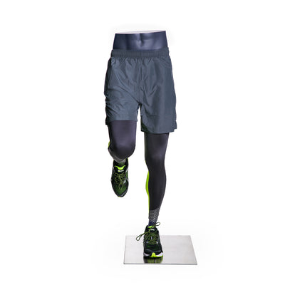 Male Runner Pant Form: Matte Grey