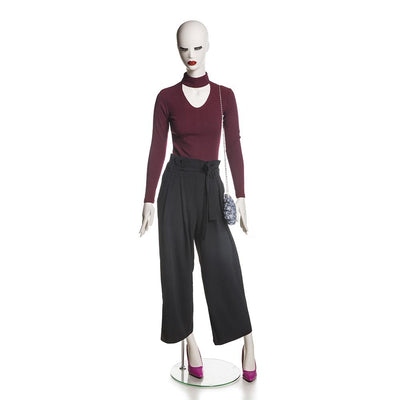 Julia 2: Female Abstract Mannequin in Matte Cream