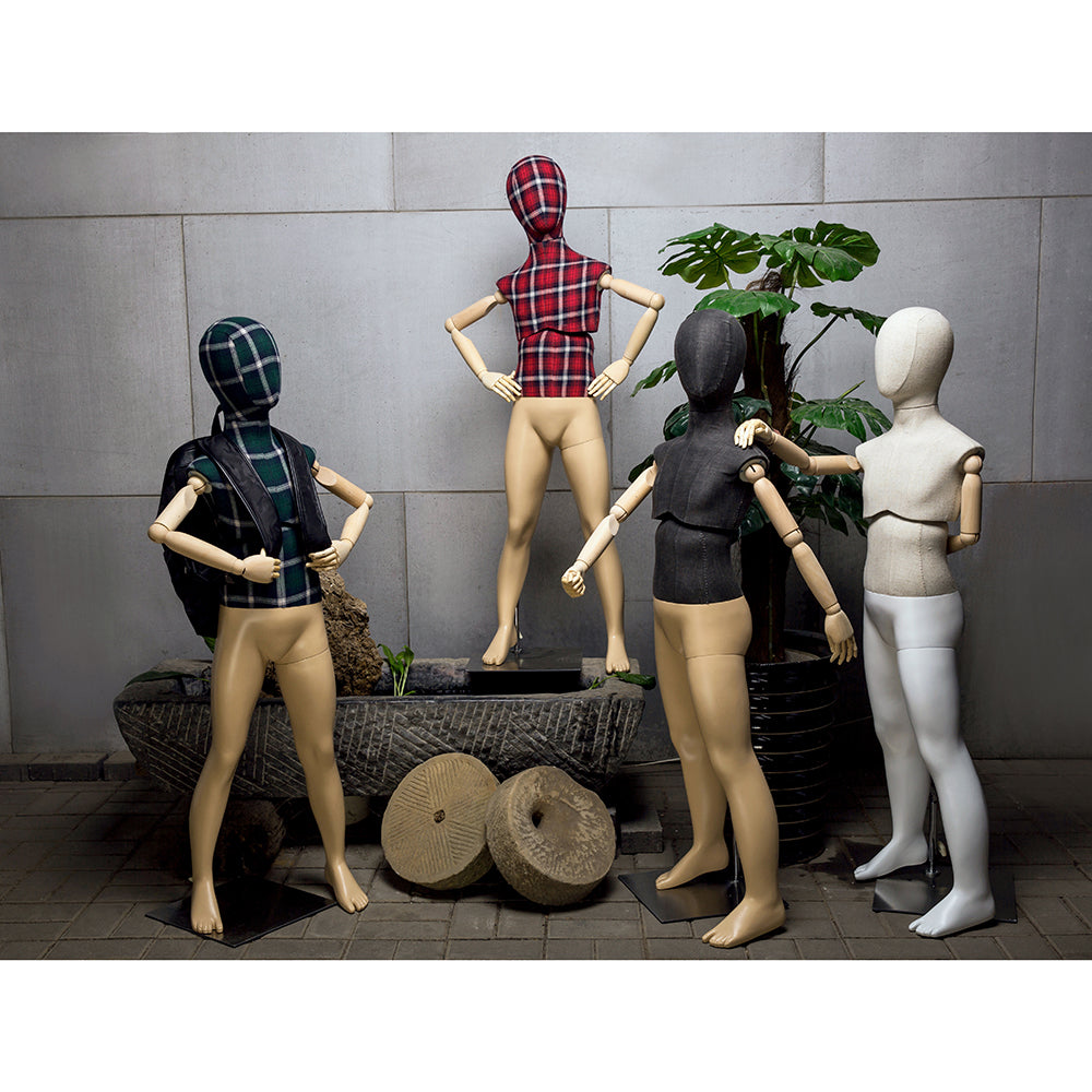 Dion: Male Child Mannequin with Articulated Arms