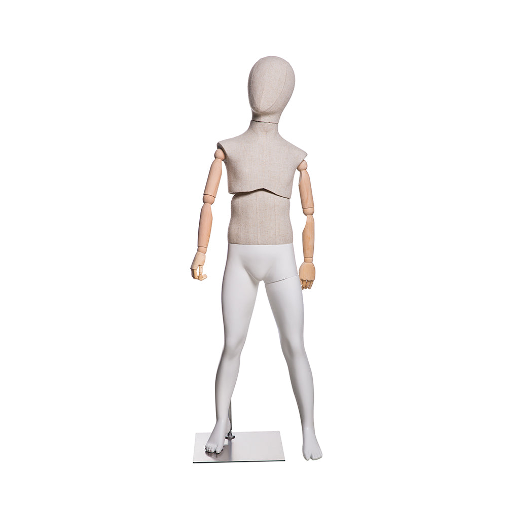 Dion: Male Child Mannequin with Articulated Arms
