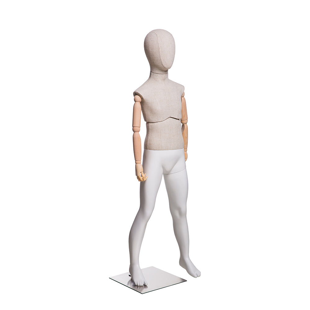 Dion: Male Child Mannequin with Articulated Arms