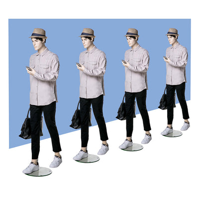 Male (Realistic Skin Color) Mannequin with Makeup