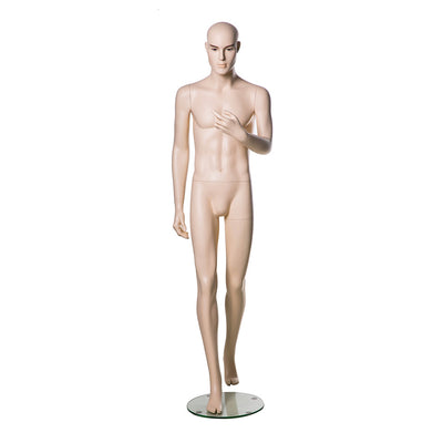 Male (Realistic Skin Color) Mannequin with Makeup