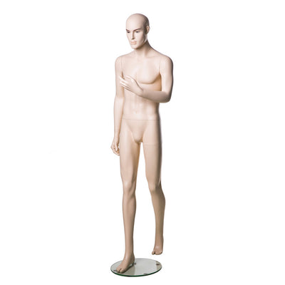 Male (Realistic Skin Color) Mannequin with Makeup