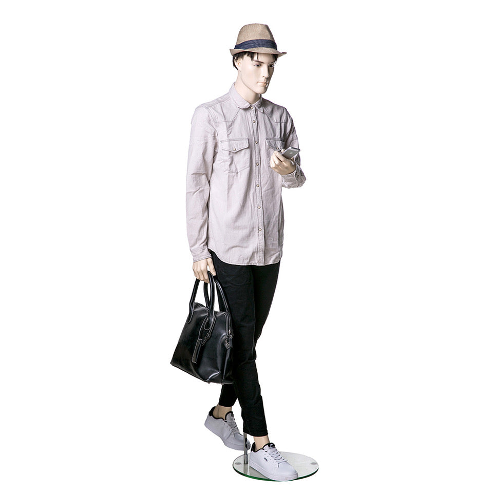 Male (Realistic Skin Color) Mannequin with Makeup