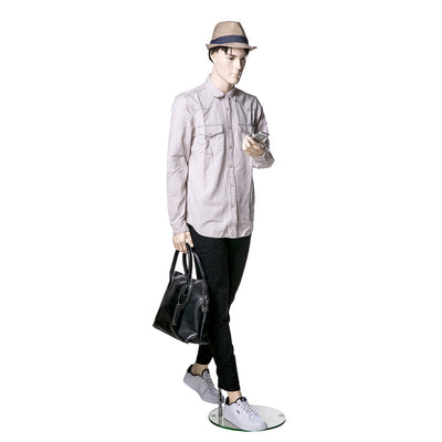 Male (Realistic Skin Color) Mannequin with Makeup