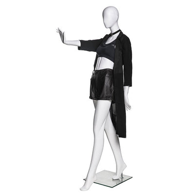 Bebe 4: Female Egghead Mannequin Matte White