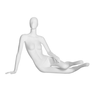 Bebe 7: Female Egghead Mannequin Matte White