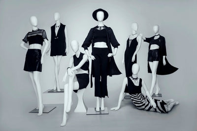 Bebe 2: Female Egghead Mannequin Matte White