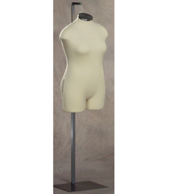 Plus Size Hanging Half-leg Female Cloth Mannequin Torso: Size 16