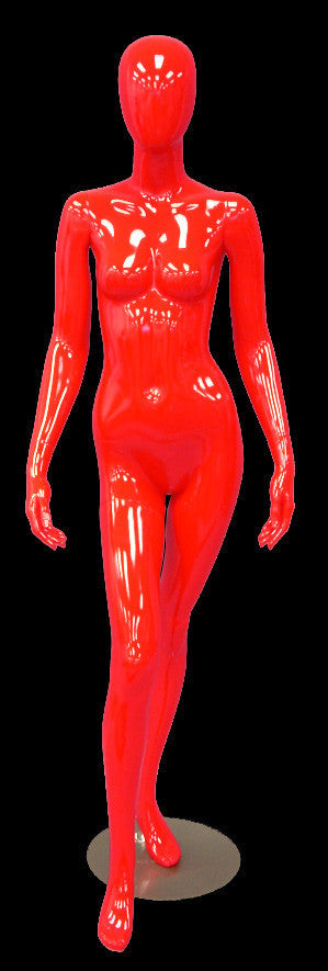 Rosa: Red Egghead Female Mannequin
