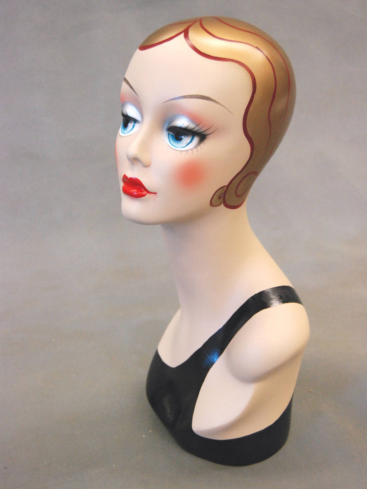 Vintage-style Female Mannequin Head: Micki 3 – Mannequin Madness