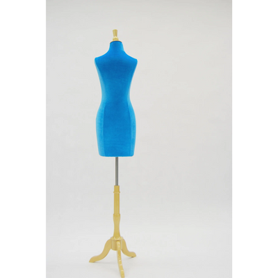 Velvet Dress Form Slipcover: Blue Size 2/4