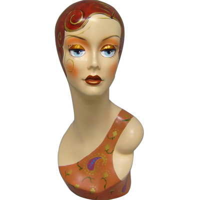 Vintage-style Mannequin Head: Micki 4