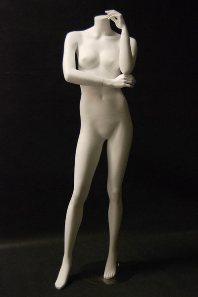 Fifi #1 -- White Headless Female Mannequin 
