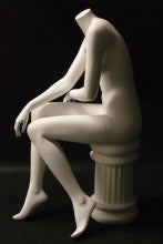 Fifi #2 -- Headless Seated Female Mannequin 