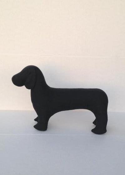 Dachshund Dog Mannequin: Black or White White