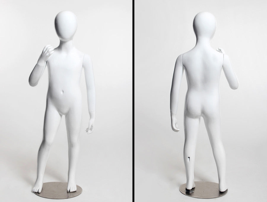 Animated Egghead Youth Mannequin -- Small Sizes