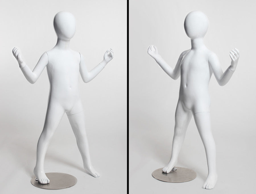 Animated Egghead Youth Mannequin -- Medium Sizes