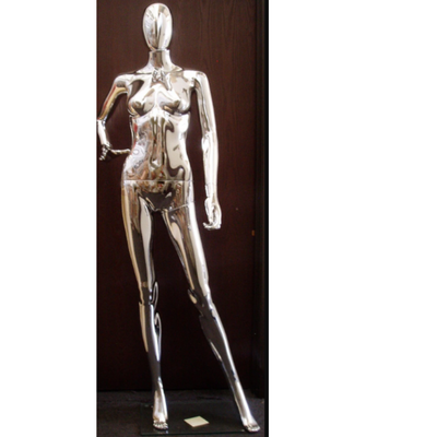 Egghead Female Mannequin 1: Chrome