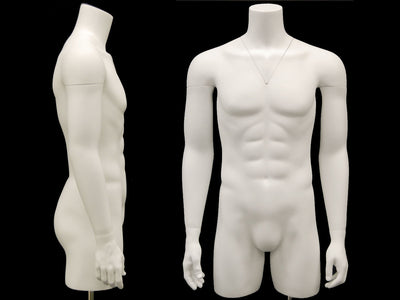 Ghost Male 3/4 Mannequin Torso - Budget Version