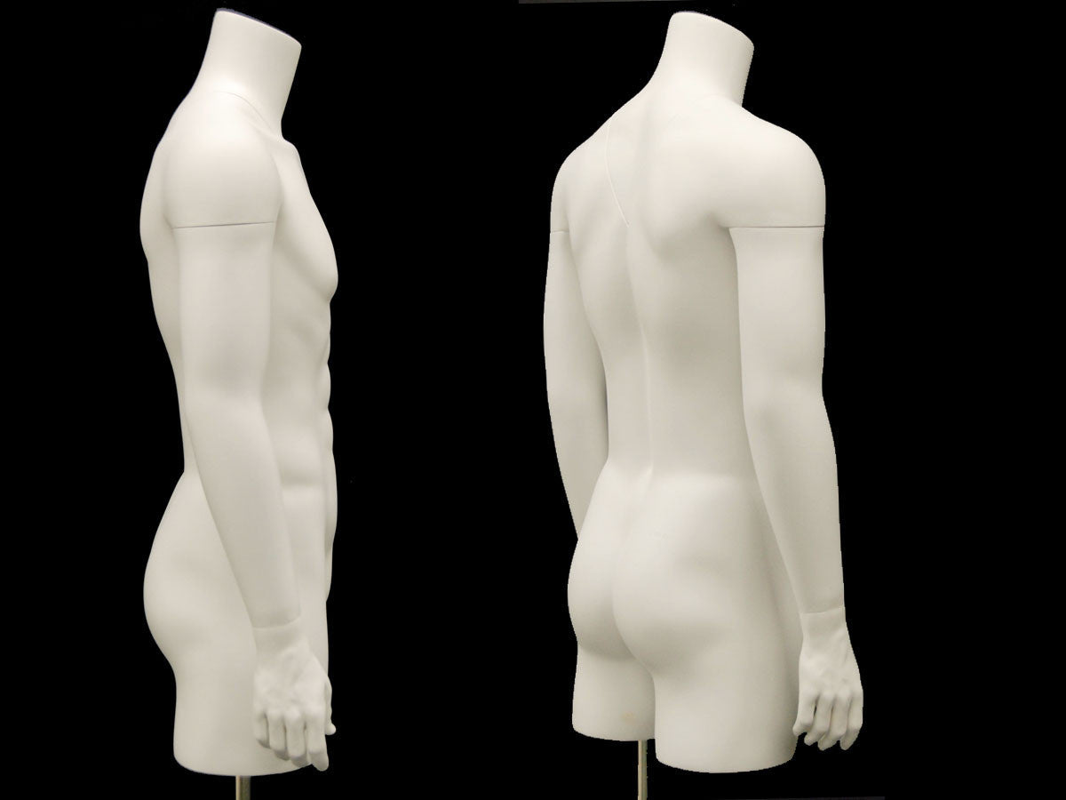 Ghost Male 3/4 Mannequin Torso - Budget Version