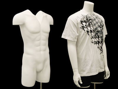 Ghost Male 3/4 Mannequin Torso - Budget Version